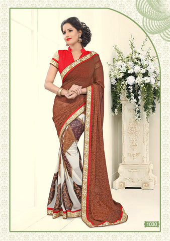 Designer Weight Less Printed Saree