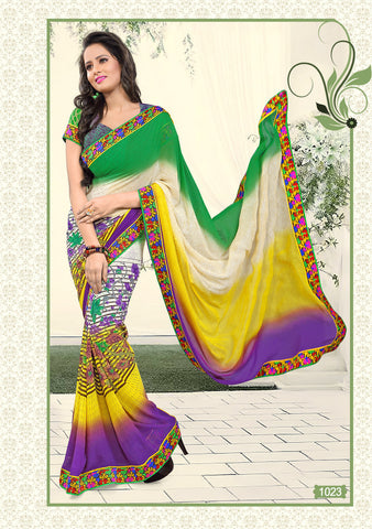 Designer Weight Less Printed Saree
