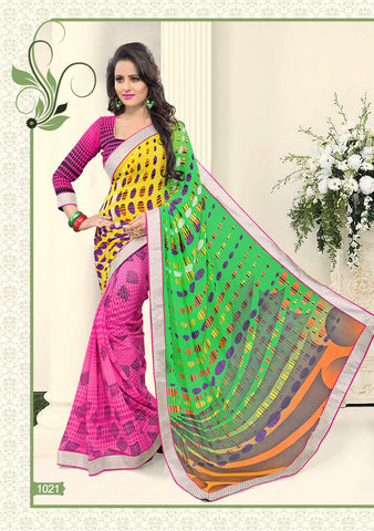 Designer Weight Less Printed Saree