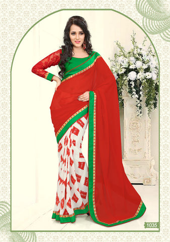 Designer Weight Less Printed Saree