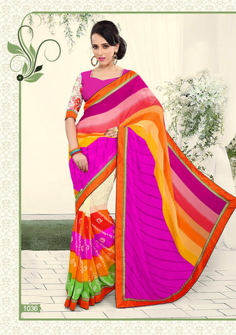 Designer Weight Less Printed Saree