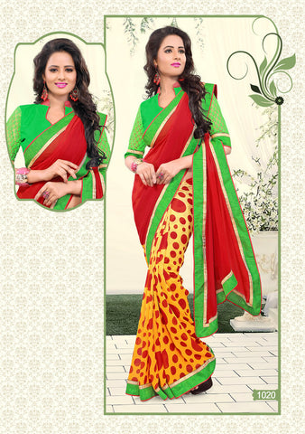 Designer Weight Less Printed Saree