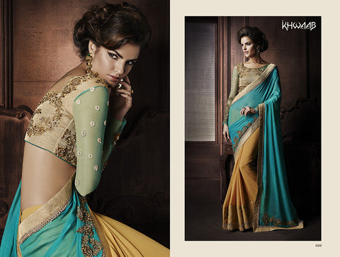 Designer Gorgeous Party Wear Saree With Blouse