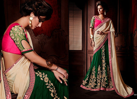 Designer Gorgeous Party Wear Saree With Blouse
