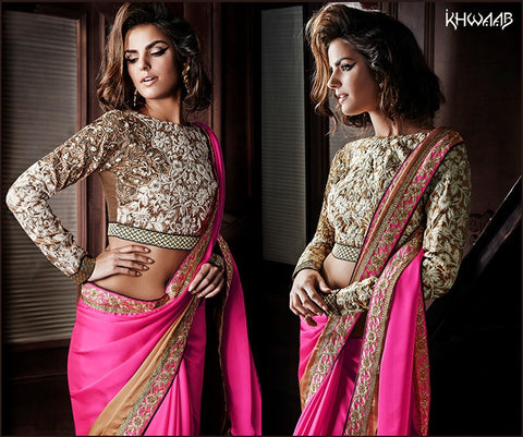 Designer Gorgeous Party Wear Saree With Blouse
