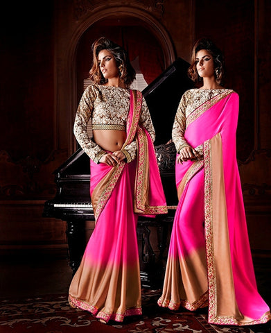Designer Gorgeous Party Wear Saree With Blouse