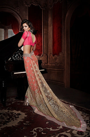 Designer Gorgeous Party Wear Saree With Blouse
