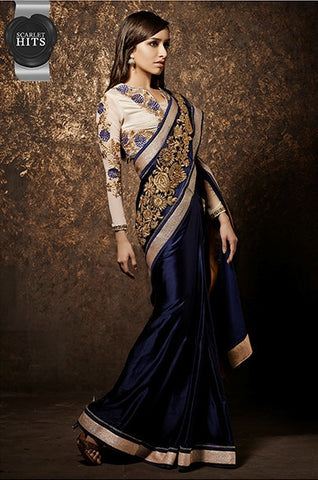 Designer Gorgeous Party Wear Saree With Blouse
