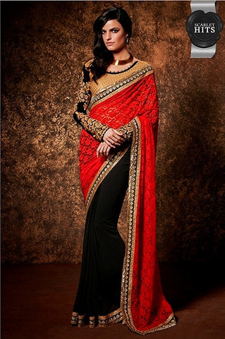 Designer Gorgeous Party Wear Saree With Blouse