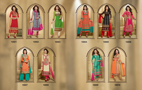 Designer Gorgeous Georgette Party Wear Suit Combo
