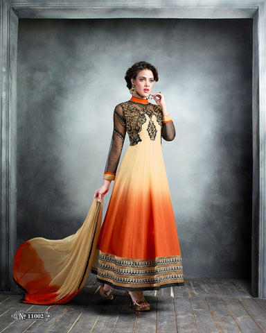 Attractive and Beautiful Georgette Designer Ethnic Wear