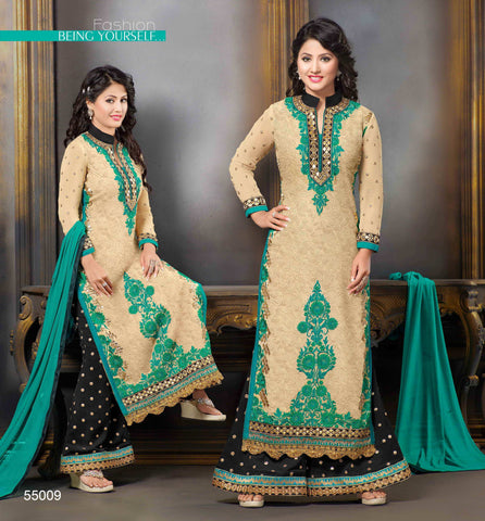 Georgette Palazzo Salwar Kameez