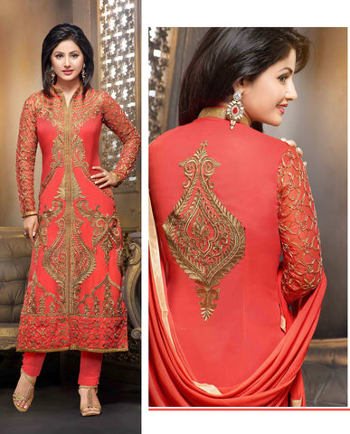Georgette Palazzo Salwar Kameez