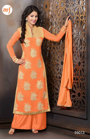 Georgette Palazzo Salwar Kameez