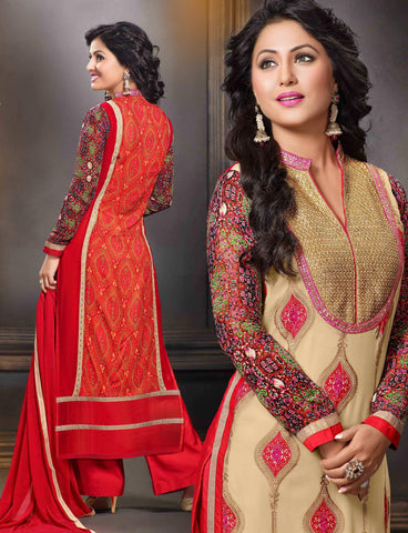 Georgette Palazzo Salwar Kameez