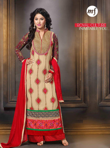 Georgette Palazzo Salwar Kameez