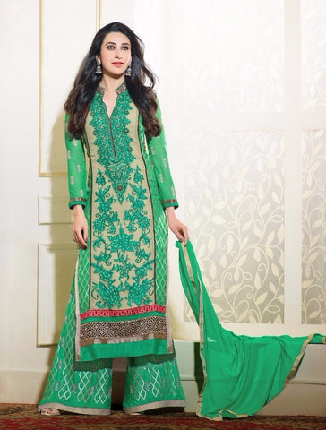 Karishma Kapoor In Green Palazzo Suit