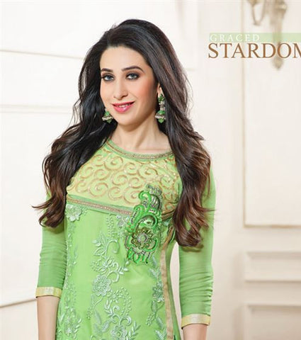 Karishma Kapoor In Pista Green Palazzo Suit