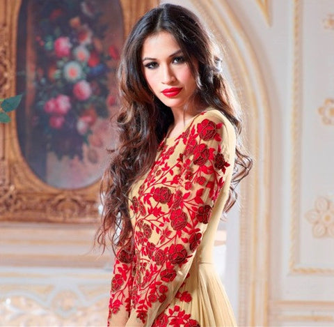 Evening Party Wear Emboridered Gown - 9607