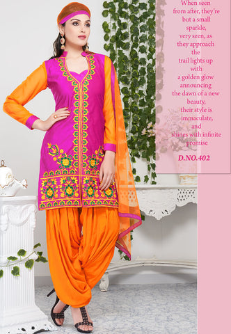 Tranquil Pink Color Velvet Salwar Kameez