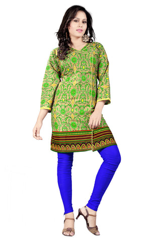 Gorgeous Green Cotton Kurti EBSFK112603C