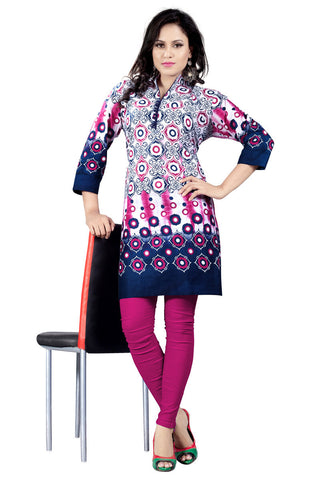 Multi Colour Cotton Kurti EBSFK112604