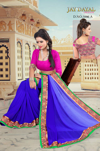 Designer Saree - 7096